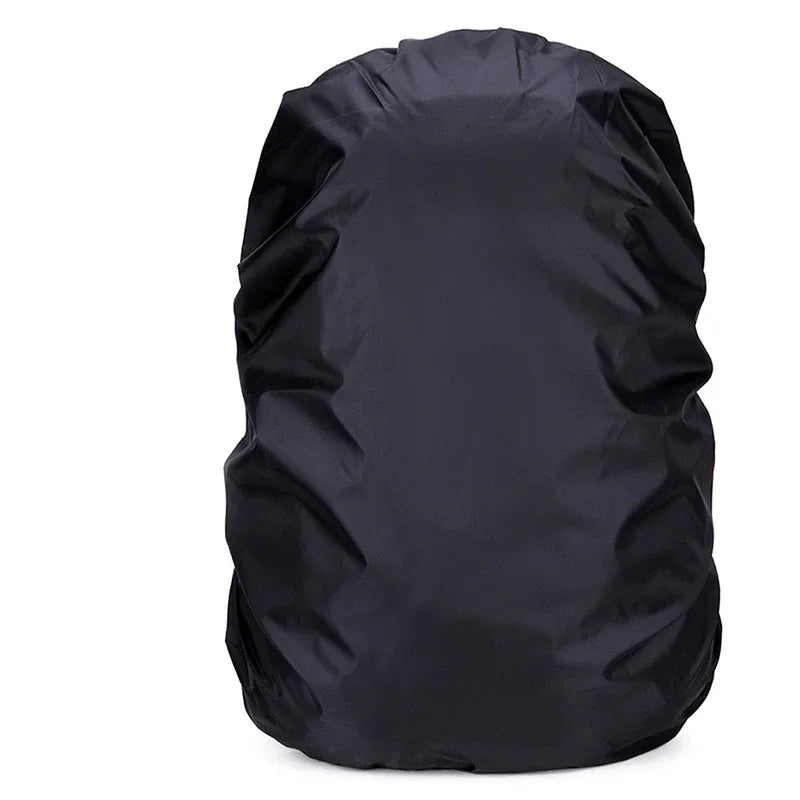 Black heavy-duty outdoor camping backpack rain cover