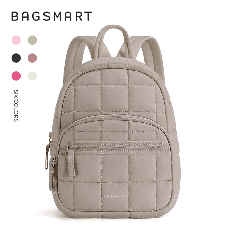 Durable Quilted Laptop Backpack for Women
