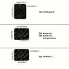 Étuis de protection pour AirPods (1/2, Pro 2e gen, 3), avec motif zèbre
