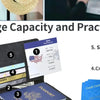 A black elegant PU leather passport holder wallet displaying various cards and a boarding pass.