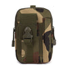 Olive green and brown camouflage tactical leg bag fanny pack for outdoor gear