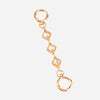 Gold metal purse chain strap for crossbody bags