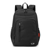 Black Fashion Commuter Daypack for Women with multiple compartments and straps