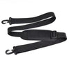 Black adjustable nylon shoulder strap for bags and briefcases