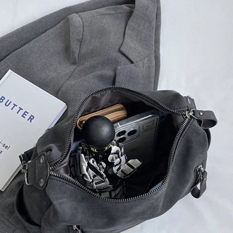 Luxury PU Leather Crossbody Hobo Bag