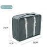 A medium gray mesh bag for fabric storage, shown with dimensions of 25cm by 32cm and a thickness of 11cm.