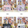 A collection of various Y2K punk goth crossbody bags in different colors and styles.