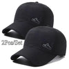Black outdoor baseball cap set featuring a mountain logo embroidered on the front
