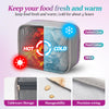 Bolsa térmica para comida con separación de caliente y frío para almacenamiento