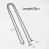 Silver chain strap measuring 95cm with adjustable lengths of 0.6cm, 0.8cm, and 2.0cm.