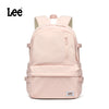 A light pink Lee Oxford school backpack with a laptop sleeve.