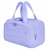 Bolsa impermeable de tocador para viajar, lavanda, con cierre de cordón.