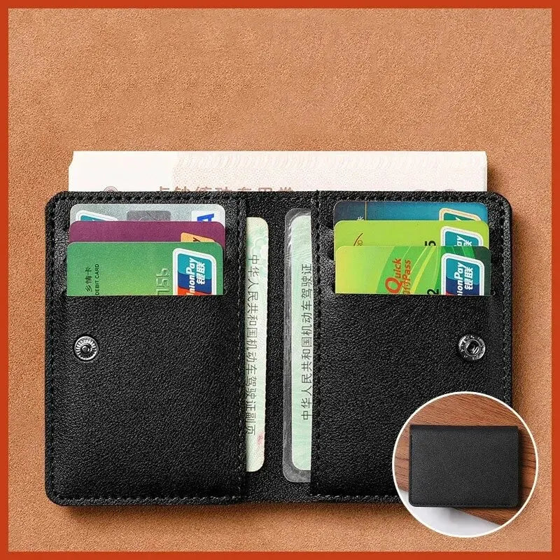 Classic PU Leather Small Wallet