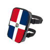 A black adjustable PU waist pouch featuring the flag of Puerto Rico on a red, white, and blue background.