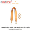 A tan EverToner honey color shoulder strap and spring coil set for bags.