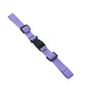 Purple adjustable tactical backpack chest strap harness with black accents