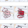 A collection of handcrafted leather neck pendant coin purses in various colors and styles with leather lanyards.