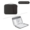 Funda protectora de nylon negro para tabletas y portátiles