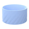 Light blue silicone boot sleeve designed to protect water bottles