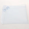 Bolsa de almacenamiento de malla blanca para juguetes de baño con dos clips adjuntos