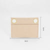 A light beige elegant chain strap for handbags and crossbody bags shown against a white background.