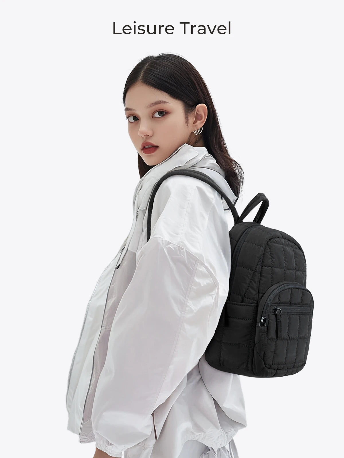 Durable Quilted Laptop Backpack for Women