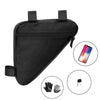 Bolsa resistente para guardar el cuadro de bicicleta negra con múltiples correas y apertura con cremallera