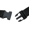 Black waist bag or fanny pack strap with a buckle and clip detail