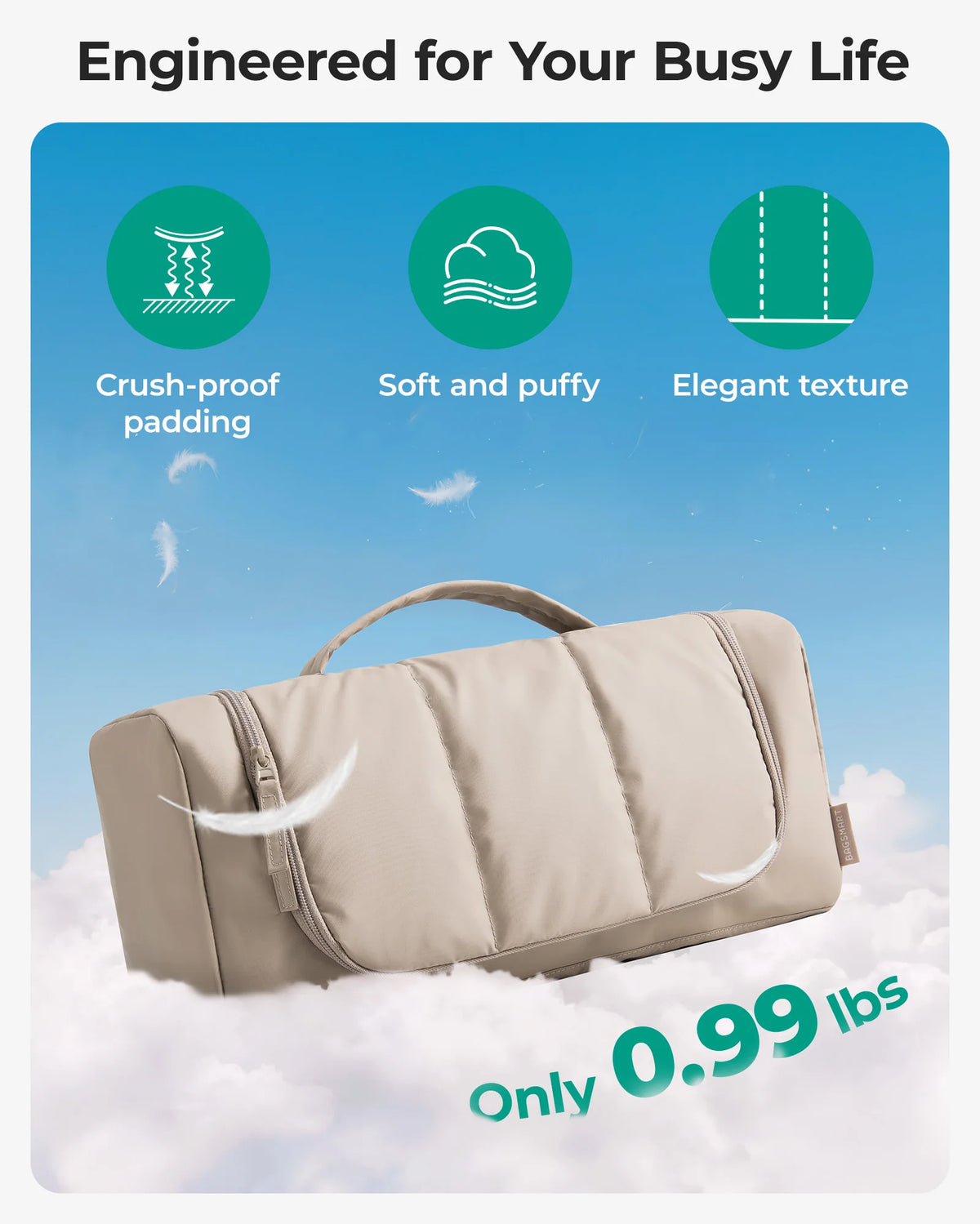 Versatile Hair Tool Organizer Travel Pouch with Hanging Hook