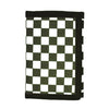 Fold Over Checkered Print Wallet
