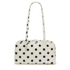 Leopard Print Nylon Shoulder Tote Bag