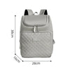 A gray insulated picnic cooler backpack shown with dimensions 38cm high, 16cm wide, and 28cm deep.