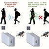 Five geometric card sleeves designed to block RFID signals for protection