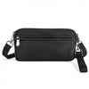 Black premium zipper phone pouch with an attached wrist strap.