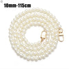 A strand of 10mm to 115cm pearl beads with a gold-toned clasp.