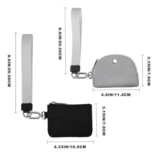 Mini Zip Around Wristlet Wallet