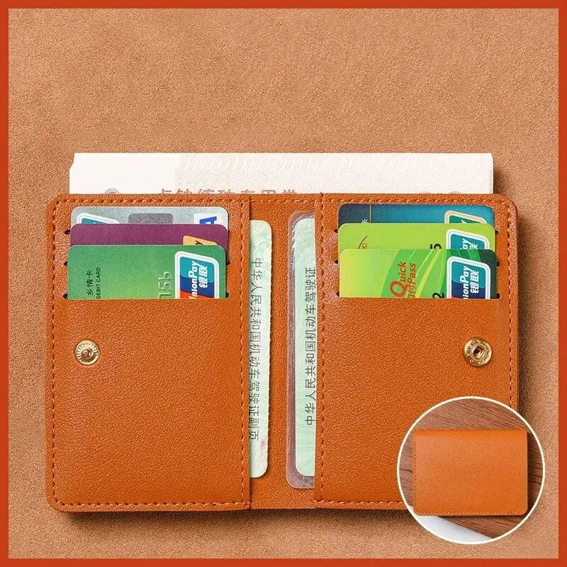 Classic PU Leather Small Wallet