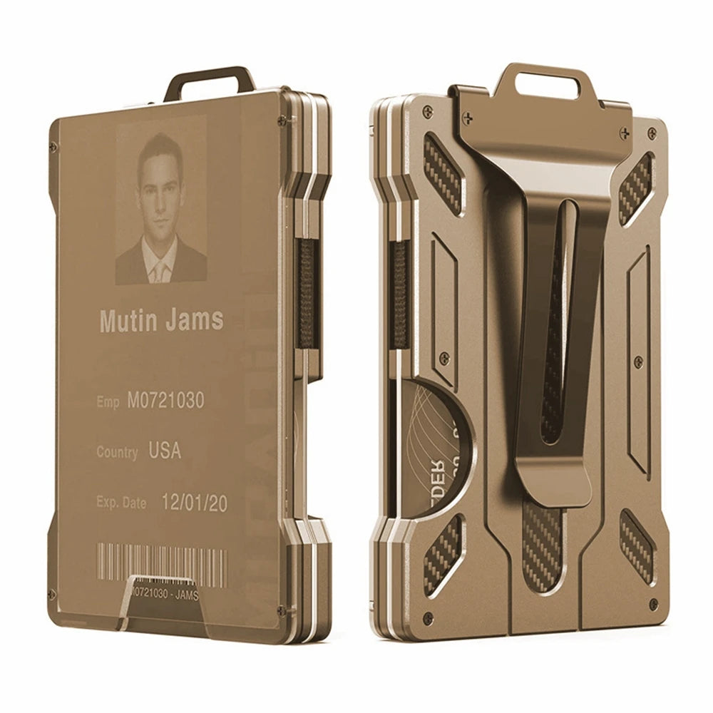 Slim Aluminum Metal ID Card Wallet