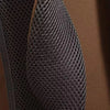 Close-up view of a dark gray durable 80L waterproof hiking backpack fabric texture.